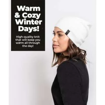 Evony- Warm Slouchy Beanie Hat - Deliciously Soft Daily Beanie in Fine Knit - Army Green One Size