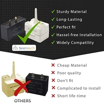 Seentech W10613606 Start Relay & Capacitor for Fridges
