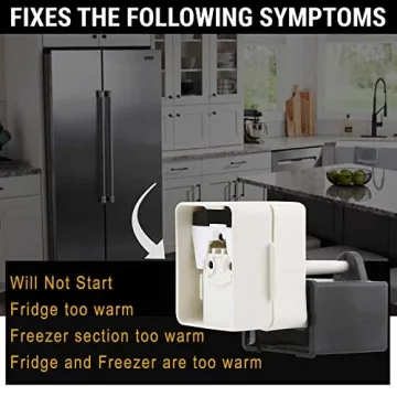 Seentech W10613606 Start Relay & Capacitor for Fridges