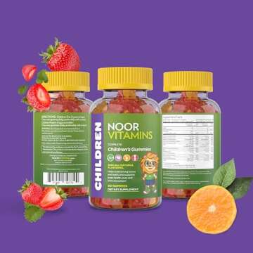 Halal Kids Multivitamin Gummies – Noor Vitamins 90 Count