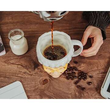 The Golden Girls Sophia Petrillo Sculpted Ceramic Mug | BPA-Free Large Coffee Cup For Espresso, Caffeine, Beverages, Home & Kitchen Essentials | Cute Gifts and Collectibles | Holds 20 Ounces