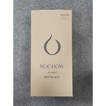 SOCHOW Double-Sided Sherpa Fleece Throw Blanket 60x80