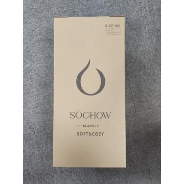 SOCHOW Double-Sided Sherpa Fleece Throw Blanket 60x80
