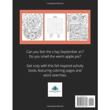 Engaging Autumn Activity Book for Adults: Puzzles & Coloring Fun