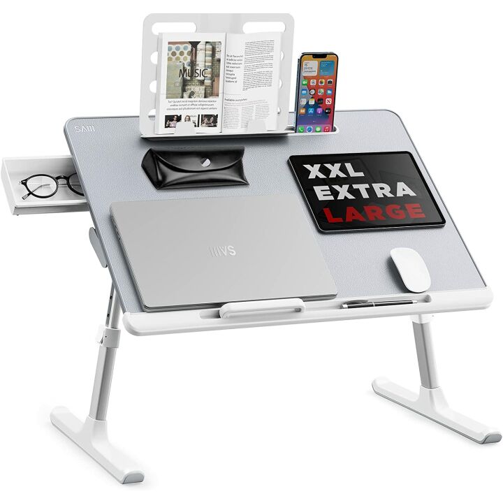 Adjustable Laptop Bed Tray Desk for Comfort