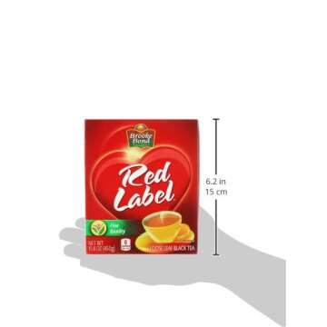 Brooke Bond Red Label Loose Leaf Black Tea - 500gm