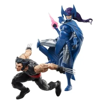 Marvel Legends Wolverine Psylocke 50th Anniversary Action Figure 2-Pack