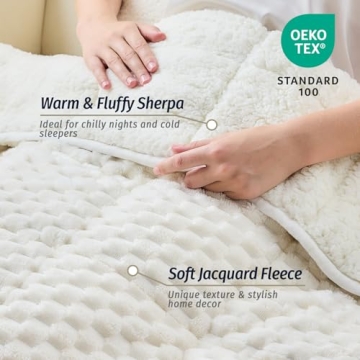 Wemore Dual-Sided Cozy Weighted Blanket for Adults