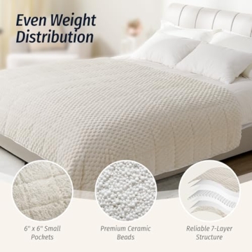 Wemore Dual-Sided Cozy Weighted Blanket for Adults
