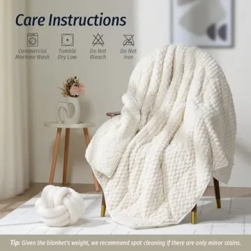 Wemore Dual-Sided Cozy Weighted Blanket for Adults