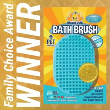 Bodhi Dog Shampoo Brush - Pet Grooming & Bath Supplies for Cats and Dog Bath Brush for Long & Short ...