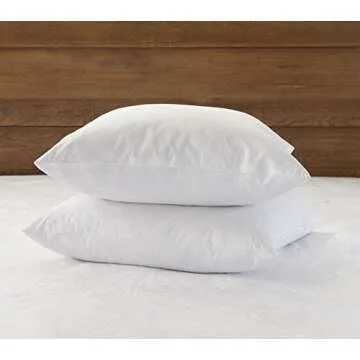 Downluxe Indoor White Pillows for Ultimate Comfort