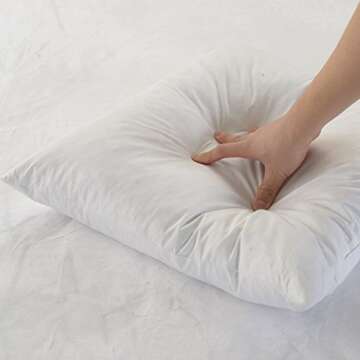 Downluxe Indoor White Pillows for Ultimate Comfort