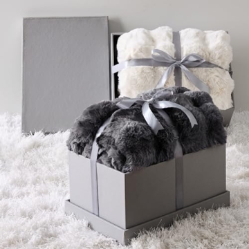 Bedsure Faux Fur Blanket - Soft and Cozy Throw for All