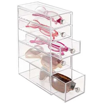 iDesign Clarity 5-Drawer Organizer for Makeup and More