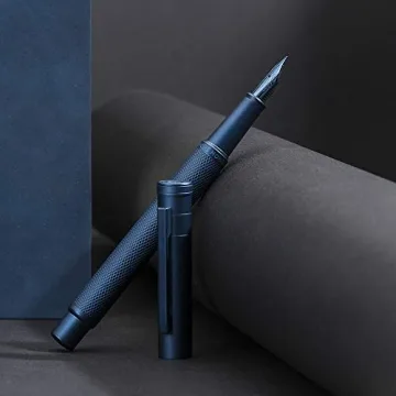 Hongdian Dark Blue Forest Fountain Pen Fine Nib 0.5mm