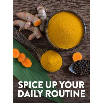 Nature's Truth Turmeric Curcumin Capsules | 2000mg | 90 Count | with 95% Standardized Curcuminoids and Bioperine | Non-GMO and Gluten Free Supplement