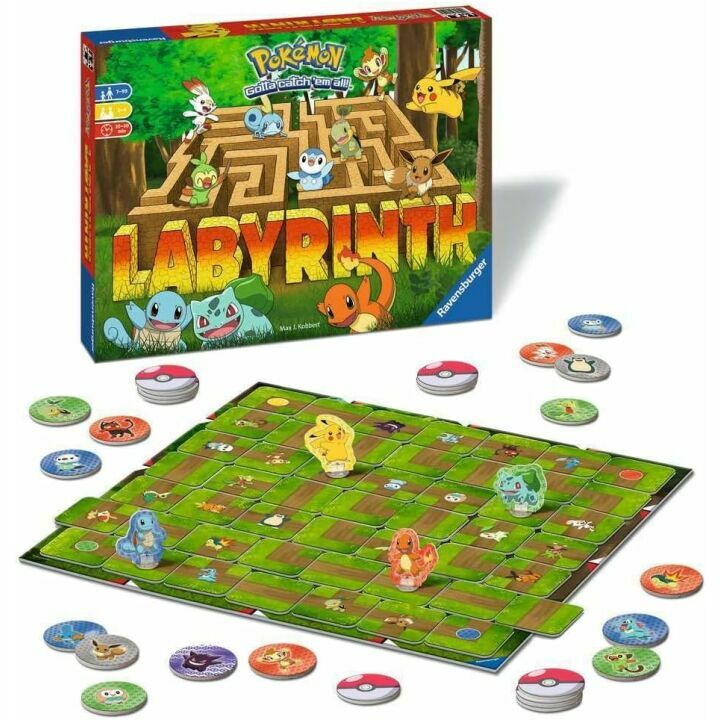 Pokémon Labyrinth Board Game for Fun Family Play
