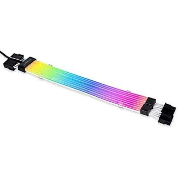 Lian Li Strimer Plus V2 RGB Power Cables – 24 & 8 Pin