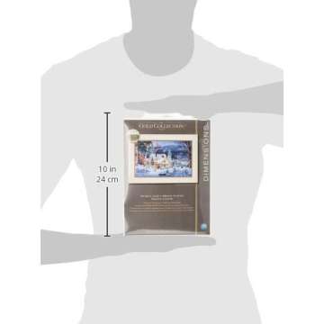 Dimensions Gold Collection Counted Cross Stitch 'Winter's Hush', Grey Aida, 16" x 10", 16 Count