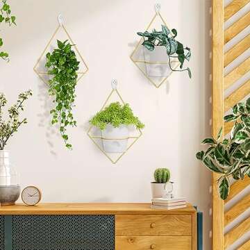 Koalaime Self-Watering Wall Planter Sets for Modern Decor