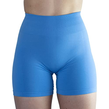 AUROLA Women's High Waisted Athletic Shorts in Lavender