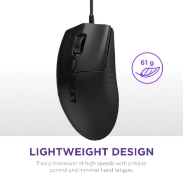 NZXT Lift 2 Ergo Lightweight Wired Gaming Mouse
