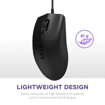 NZXT Lift 2 Ergo Lightweight Wired Gaming Mouse