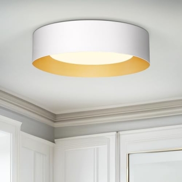 AUTELO Modern 14" Flush Mount Ceiling Light Fixture