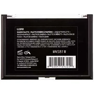 NYX PROFESSIONAL MAKEUP Lid Lingerie Shadow Palette, Eyeshadow Palette