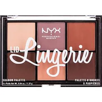 NYX Lid Lingerie Shadow Palette, Ideal Matte Eyeshadow