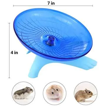 Silent Hamster Wheel for Dwarf Hamster, Gerbil, Rat