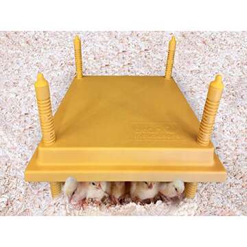 Titan Incubators Chick Heating Plate/Brooder Hen – Heat Lamp Replacement - Up to 25 Chicks – 12?...