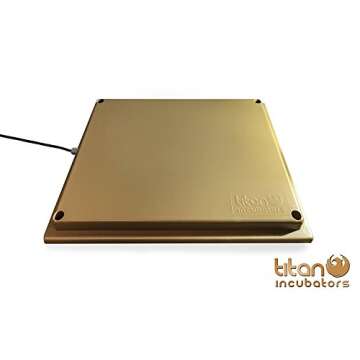 Titan Incubators Chick Heating Plate/Brooder Hen – Heat Lamp Replacement - Up to 25 Chicks – 12” x 12”