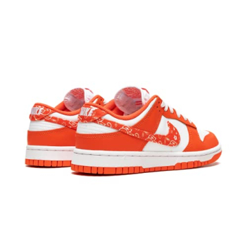 Nike Women’s Dunk Low Orange Paisley Sneakers for Comfort