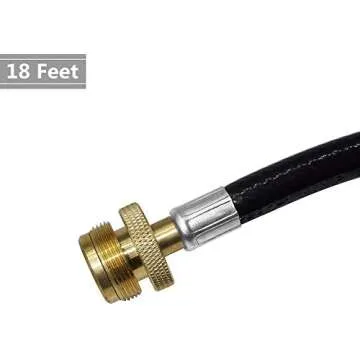 DOZYANT Propane Adapter Hose 1 lb to 20 lb Conversion