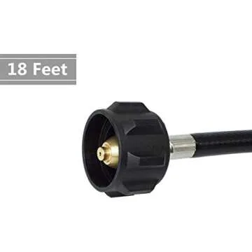 DOZYANT Propane Adapter Hose 1 lb to 20 lb Conversion