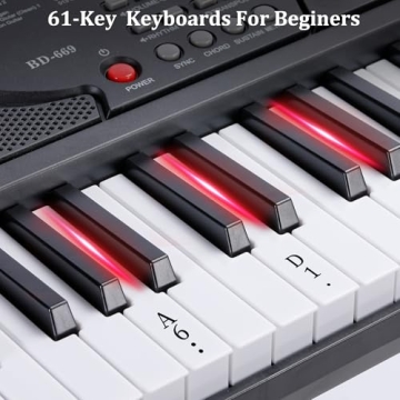 Beginner's Rengue 61 Keys Digital Piano Set