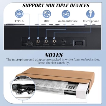 Beginner's Rengue 61 Keys Digital Piano Set