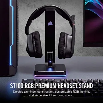 Corsair ST100 RGB Premium Headset Stand with 7.1 Sound