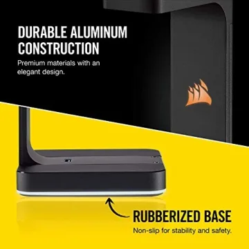 Corsair ST100 RGB Premium Headset Stand with 7.1 Sound