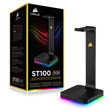 Corsair ST100 RGB Premium Headset Stand with 7.1 Sound
