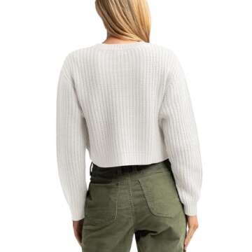 Stylish Jumppmile Women's Crop Sweater for Everyday Wear