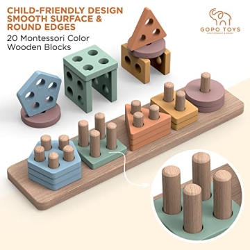 Fun and Safe Montessori Toys for Toddlers - GOPO TOYS