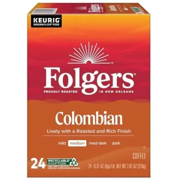 Folgers Lively Colombian K-Cup for Keurig 24 Count