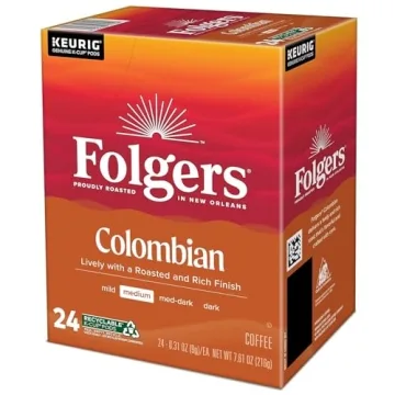 Folgers Lively Colombian K-Cup for Keurig 24 Count
