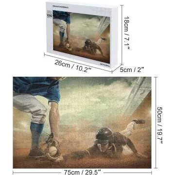 Yadesqef Baseball Puzzle - 1000 Pieces Adults Gift