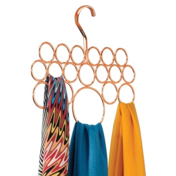iDesign Axis Scarf Hanger for Scarves and Accessories