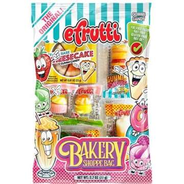 eFrutti Bakery Shoppe Bag Gummy Candy, 2.7 Ounce Pack