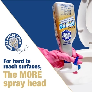Bar Keepers Friend Soft Cleanser (13 oz) and MORE Spray + Foam (25.4 oz) Multipurpose Cleaner Bundle, Stain & Rust Remover for Multi Surface Bathroom, Kitchen & Outdoor Cleaning